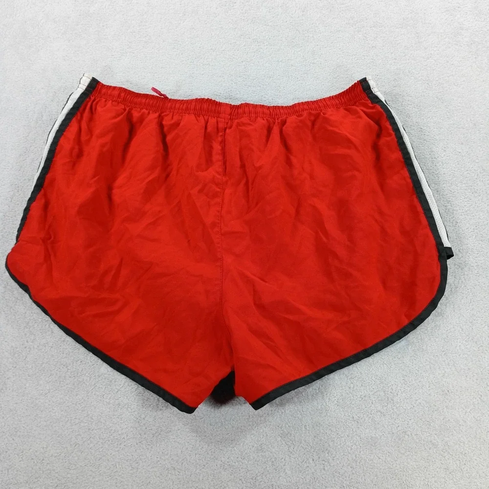Nike Mens Fit Dry Running Shorts Red Large Built-in Liner Drawstring